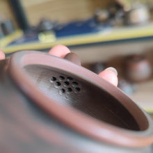 Load image into Gallery viewer, Mini Fangfu Teapot with Hand Made Landscape Carving 80ml-100ml for Tea Lover