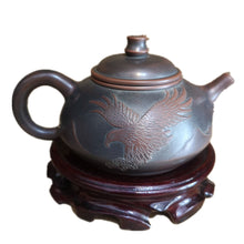 Load image into Gallery viewer, 200ml Nixing Pottery Hand Carved Eagle Heaven Rewards Diligence Teapot