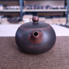 Load image into Gallery viewer, 200ml Hand Throwing Bronze Round Xishi Teapot Nixing Clay Kettle