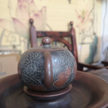 Load image into Gallery viewer, 100ml / 200ml Hand Carved Bronze Bottle Gourd Xishi Teapot Nixing Clay Teapot