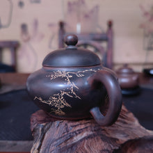 Load image into Gallery viewer, 200ml Handmade Landscape Nixing Clay Huaying Teapots
