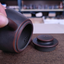 Load image into Gallery viewer, 120ml Small Hand Throwing Bronze Paozui Teapot Nixing Clay Tea pot