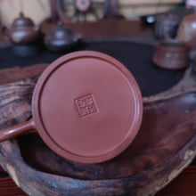 Load image into Gallery viewer, 200ML Qinzhou Nixing Tao(坭興陶)Red Color Dezhong Teapots with Eight Horses Carving