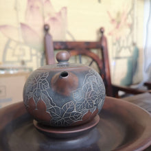 Load image into Gallery viewer, 100ml / 200ml Hand Carved Bronze Bottle Gourd Xishi Teapot Nixing Clay Teapot