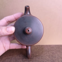 Load image into Gallery viewer, 210ml Handmade Handuo Antique Bronze Nixing Purple Clay Tea Pot