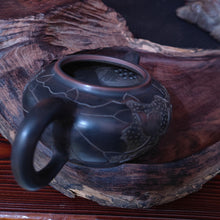 Load image into Gallery viewer, 200ml Hand Throwing Nixing Clay Huaying Teapot Nixing Pottery