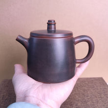Load image into Gallery viewer, 210ml Handmade Handuo Antique Bronze Nixing Purple Clay Tea Pot