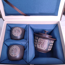 Load image into Gallery viewer, 180-200ml Baifu Elegant Gaiwan Teapot Sets Easy Using Pot Nixing Clay 坭興陶