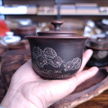 Load image into Gallery viewer, 180-200ml Elegant Gaiwan Set Easy Using Pot Nixing Pottery Zodiac Rabbit Pot