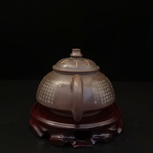 Load image into Gallery viewer, Handmade Nixing Clay Shipiao Teapot Carved with Xinjing 心经 200cc
