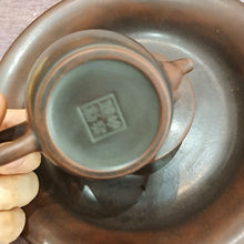 Load image into Gallery viewer, Qinzhou Nixing Pottery with Pure Hand Throwing Hanwa Teapot 90-100CC Bronze Healthy Clay for Personal Brewing Black Puer Tea