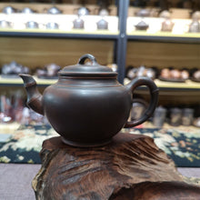 Load image into Gallery viewer, Pure Hand Throwing Qinzhou Nixing Pottery Xiao Ying Bamboo Tea Pot 200cc Bronze with Healthy Clay for Personal Brewing Tea