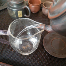 Load image into Gallery viewer, Pure Hand Throwing Qinzhou Nixing Pottery Xiao Ying Bamboo Tea Pot 200cc Bronze with Healthy Clay for Personal Brewing Tea