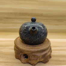 Load image into Gallery viewer, Hand Carved HuLu Good Luck Nixing Pottery Teapots Xishi Pot 120CC and 200cc
