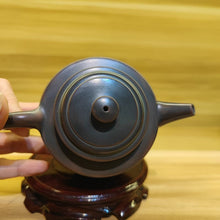 Load image into Gallery viewer, Hand Making Guangxi Qinzhou NiXing Pottery Dezhong Tea Pots with Baifu (Good Luck) on Clay Teapot 210cc-220cc Not Yi Xing Teapot for any Tea