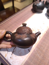 Load image into Gallery viewer, Handmade Relief Nixing Pottery Xishi Teapot Set with Exquisite Lotus Design Ideal for Steeping Tea 200ml
