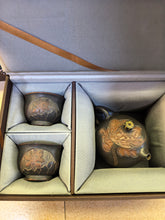Load image into Gallery viewer, Handmade Relief Nixing Pottery Xishi Teapot Set with Exquisite Lotus Design Ideal for Steeping Tea 200ml
