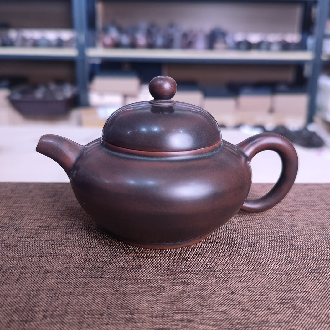 200ml Hand Throwing Nixing Clay Huaying Teapot Nixing