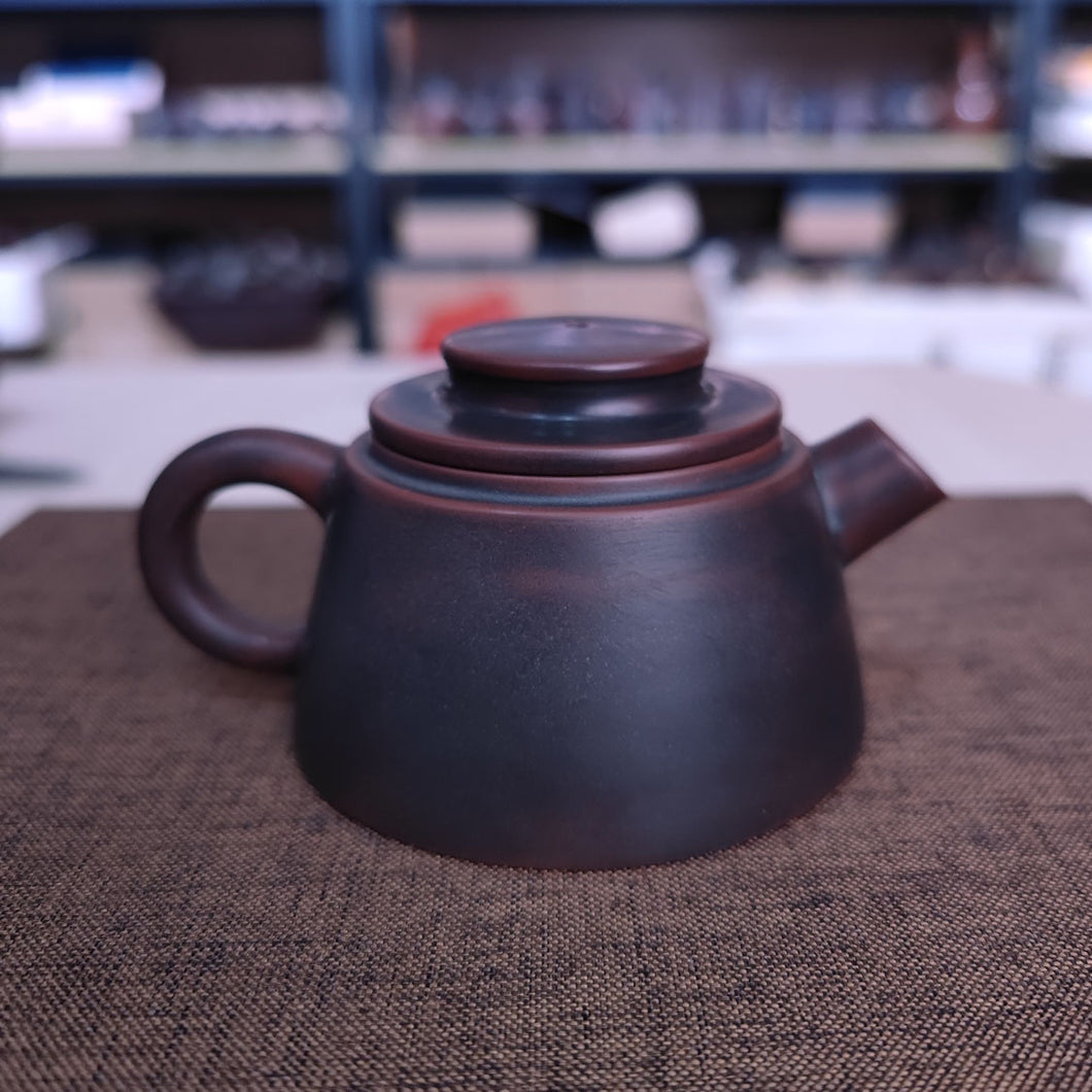 120ml Small Hand Throwing Bronze Paozui Teapot Nixing Clay Tea pot