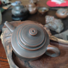 Load image into Gallery viewer, Qinzhou Nixing Pottery 坭兴陶 Dezhong Tea Pots 200cc with Tiger Carving on Nixing Ceramic Clay Teapot
