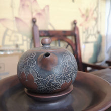 Load image into Gallery viewer, 100ml / 200ml Hand Carved Bronze Bottle Gourd Xishi Teapot Nixing Clay Teapot
