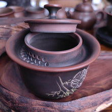 Load image into Gallery viewer, 180-200ml Elegant Gaiwan Set Easy Using Pot Nixing Pottery Zodiac Rabbit Pot
