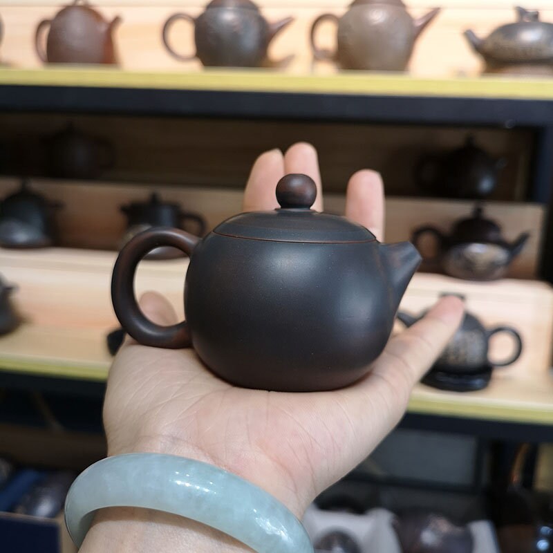 Xishi Tea Pot 100-120CC Made of Healthy Nixing Clay for Personal Brewing Tea