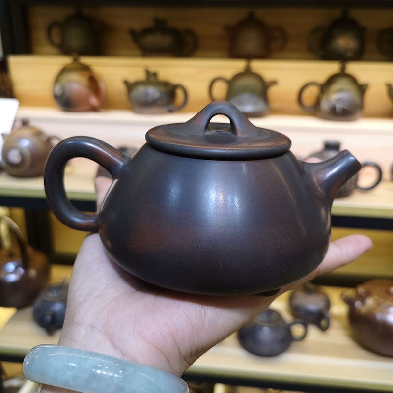 Nixing tea pot Boutique purple and White clay Jingzhou Shipiao Teapot 250cc beauty kettle Master Handmade Teaware Tea ceremony