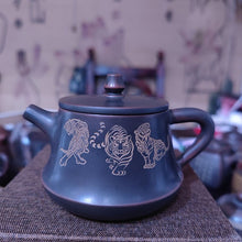 Load image into Gallery viewer, ZhuChu Teapots with Five Tiger on Nixing Ceramic Tea Pot 210cc
