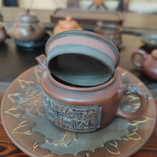 Load image into Gallery viewer, Hand Made China Qinzhou NiXing Pottery Teapots Hand Carved Clay Teapot 200cc Not Yi Xing Tea Pot
